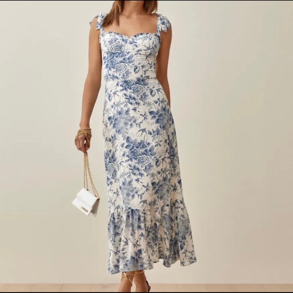 NWT! Reformation Nikita Dress Pompadour Size 6 - Never Worn!